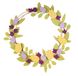 Decorative wreath-coloring "This is how spring begins" - 1
