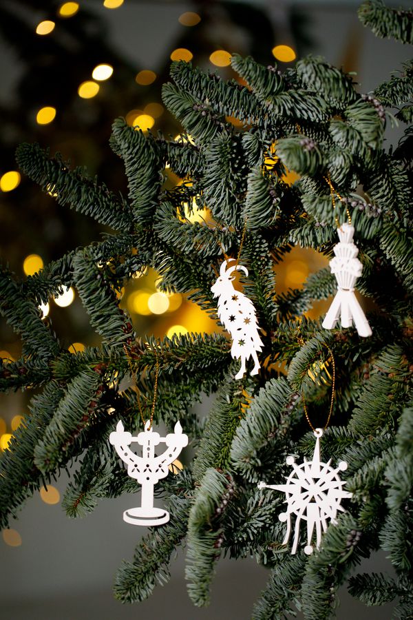 Set of Christmas decorations 12 pcs. "Carol, carol, carol"